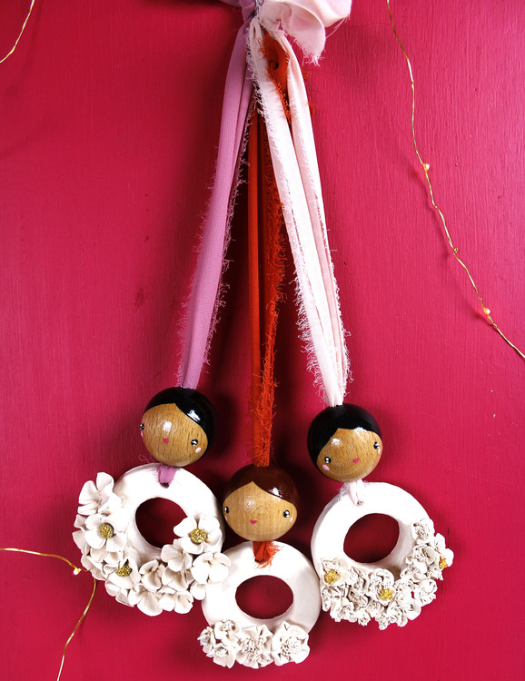 (image pour) Grande Couronne Florale Orchidée